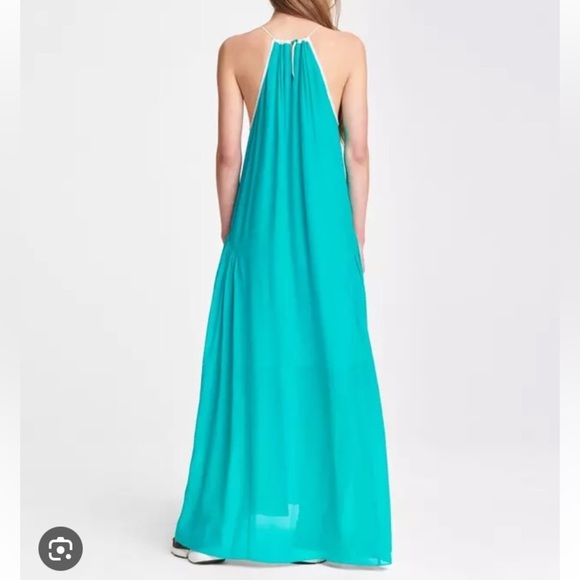 Rag & Bone Tropical Gleam  Melody Tank Maxi Dress size L Silk and Cotton Blend - Picture 7 of 15